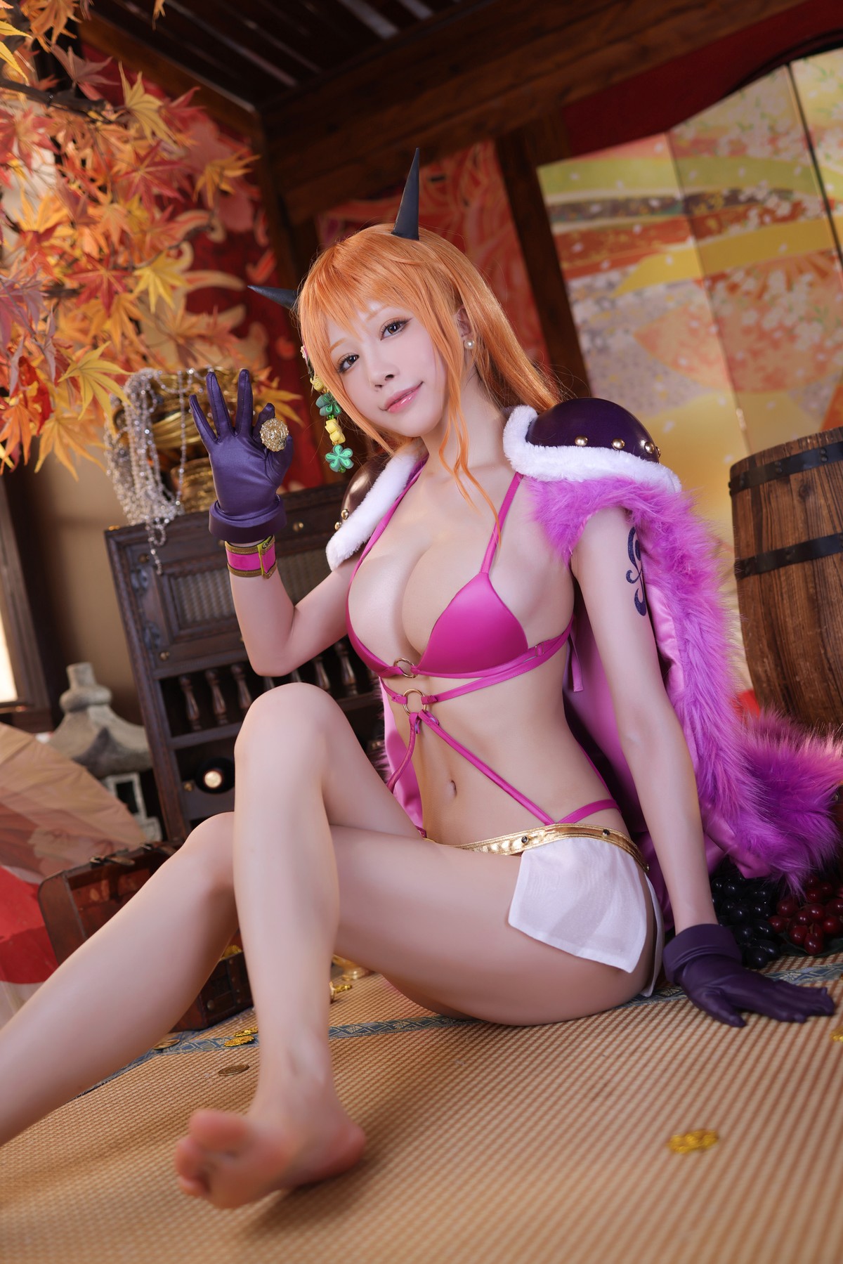 Cosplay 水淼Aqua Nami ナミ Set.01