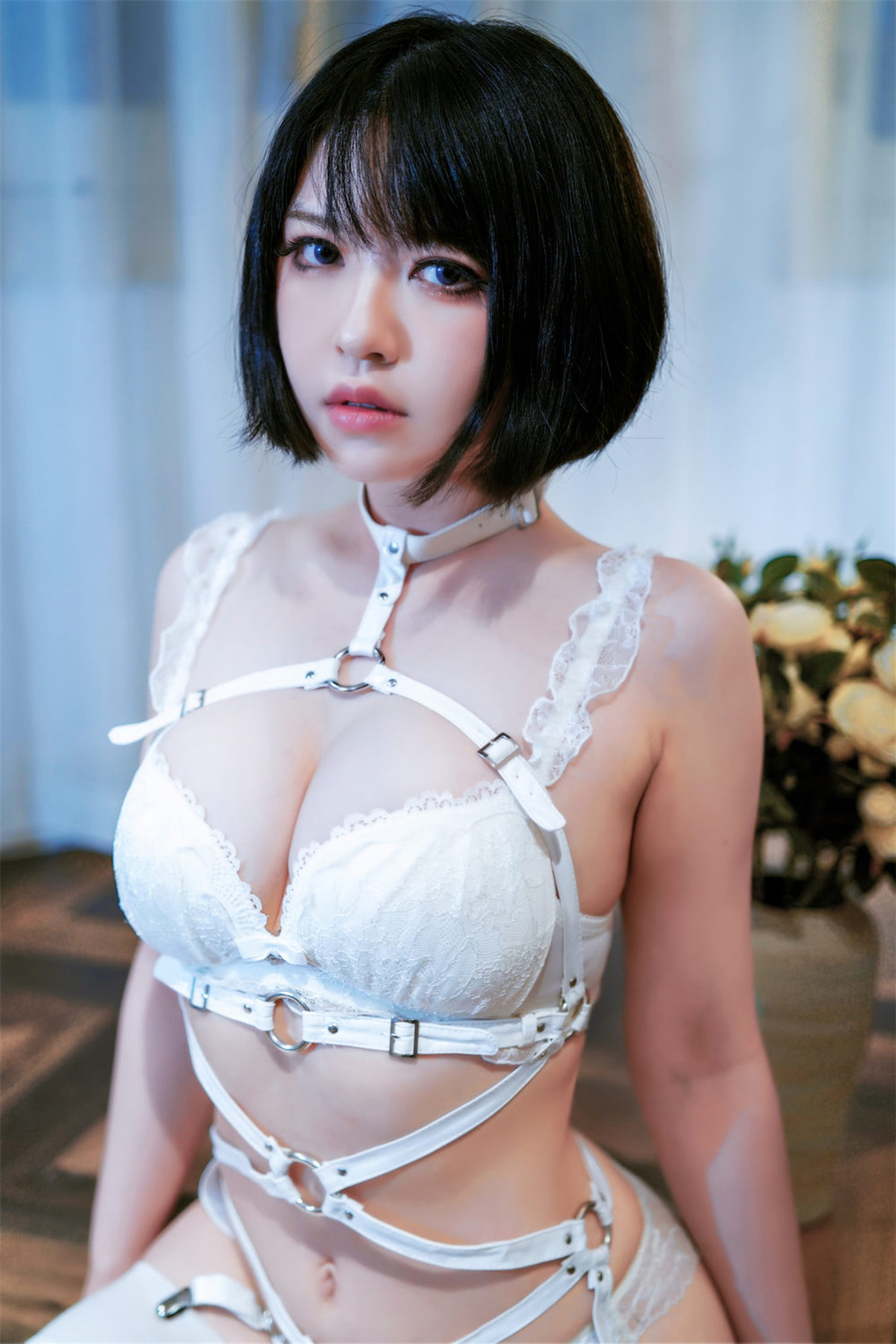 Cosplay 半半子Banbanko 纯白