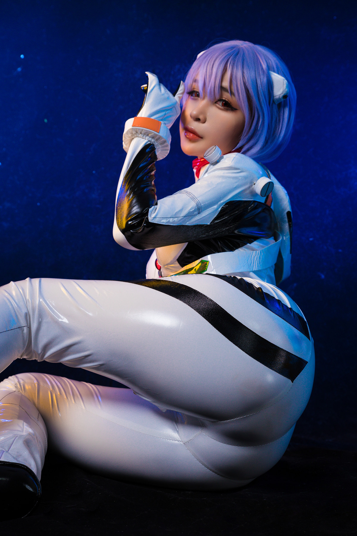 Бесстыжий и порочный Косплей Umeko.J 綾波レイ Rei Ayanami big boobs asian