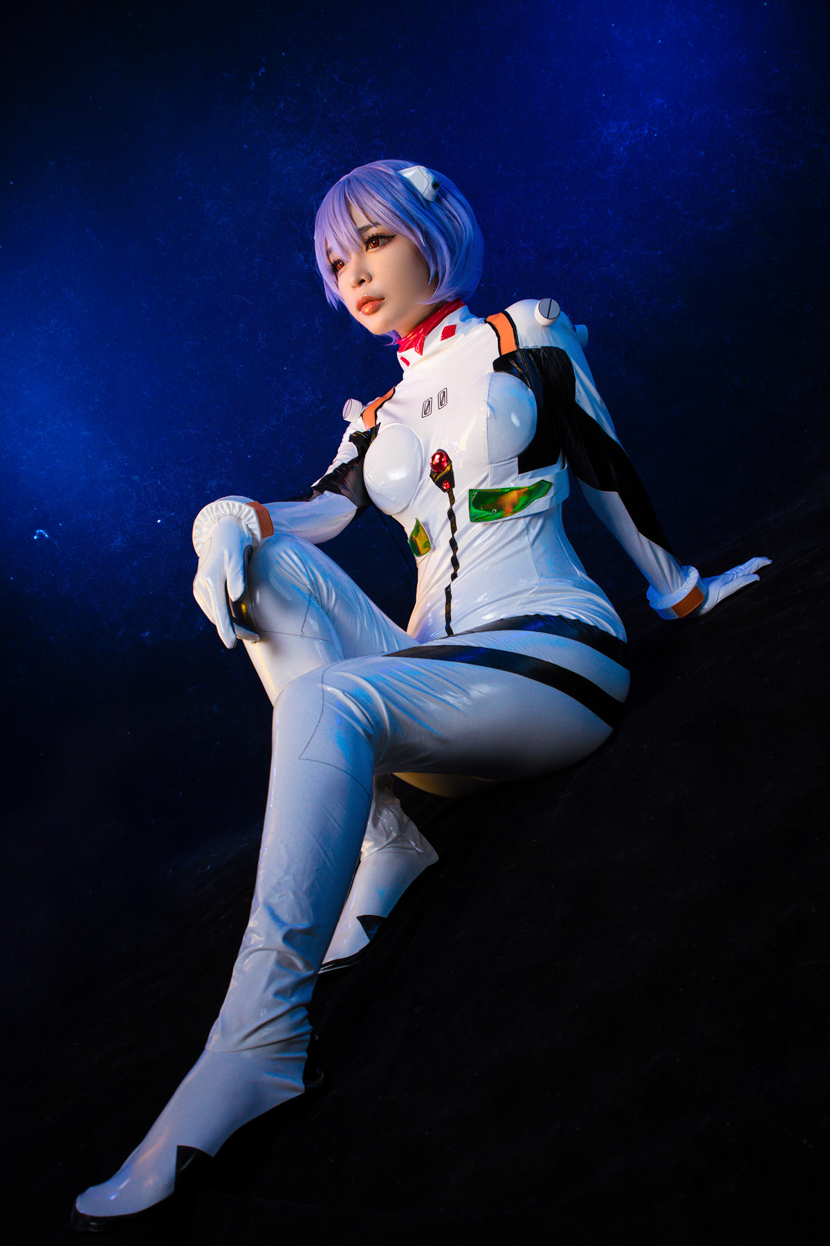 Эротический Косплей Umeko.J 綾波レイ Rei Ayanami anime