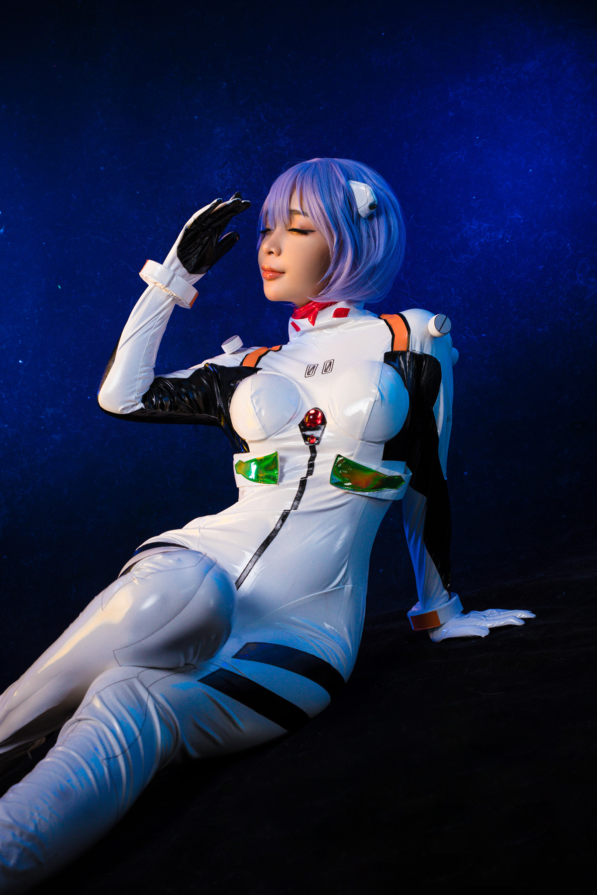 Sexy Косплей Umeko.J 綾波レイ Rei Ayanami жопа во всей красе