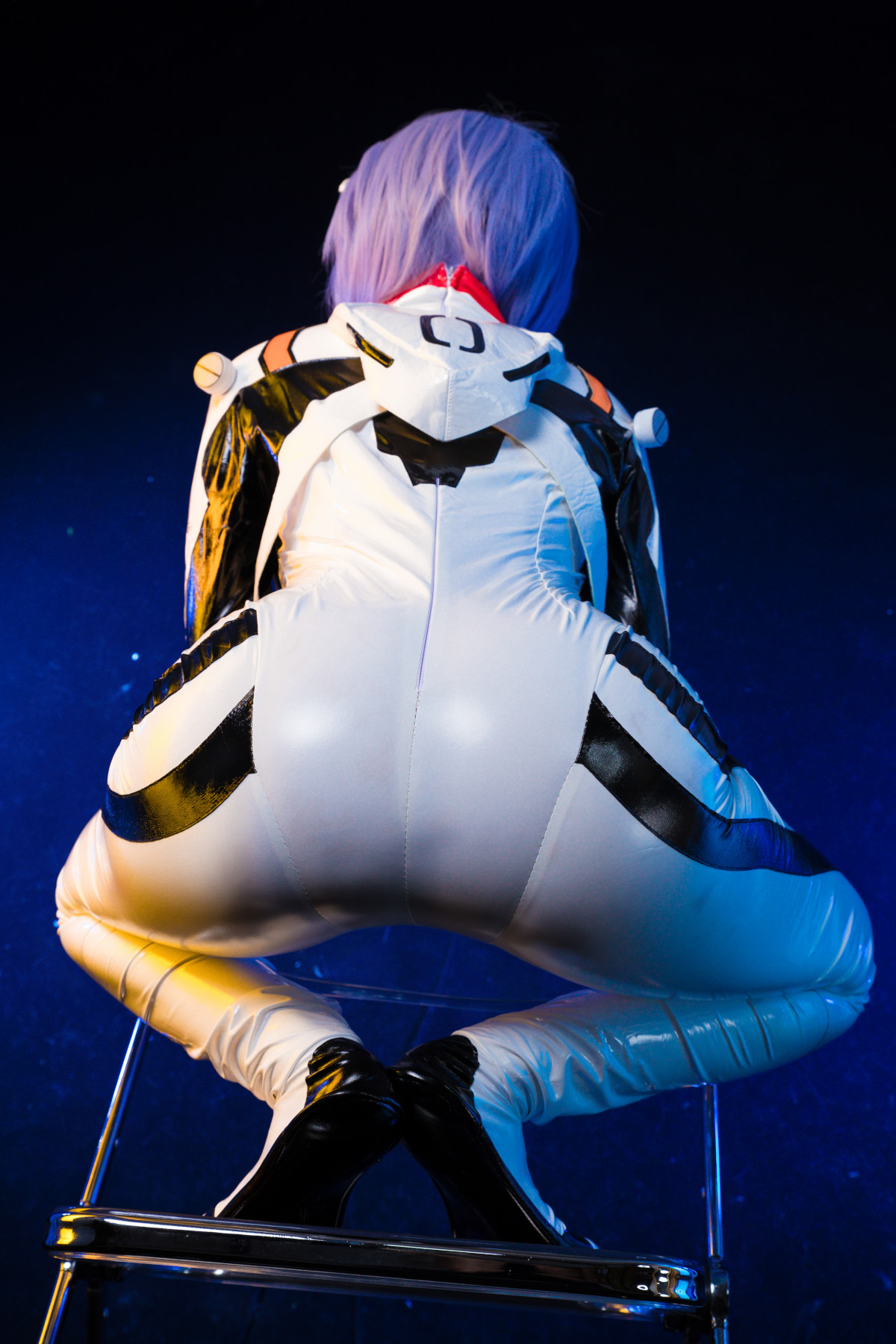 Распутный Косплей Umeko.J 綾波レイ Rei Ayanami footfetish