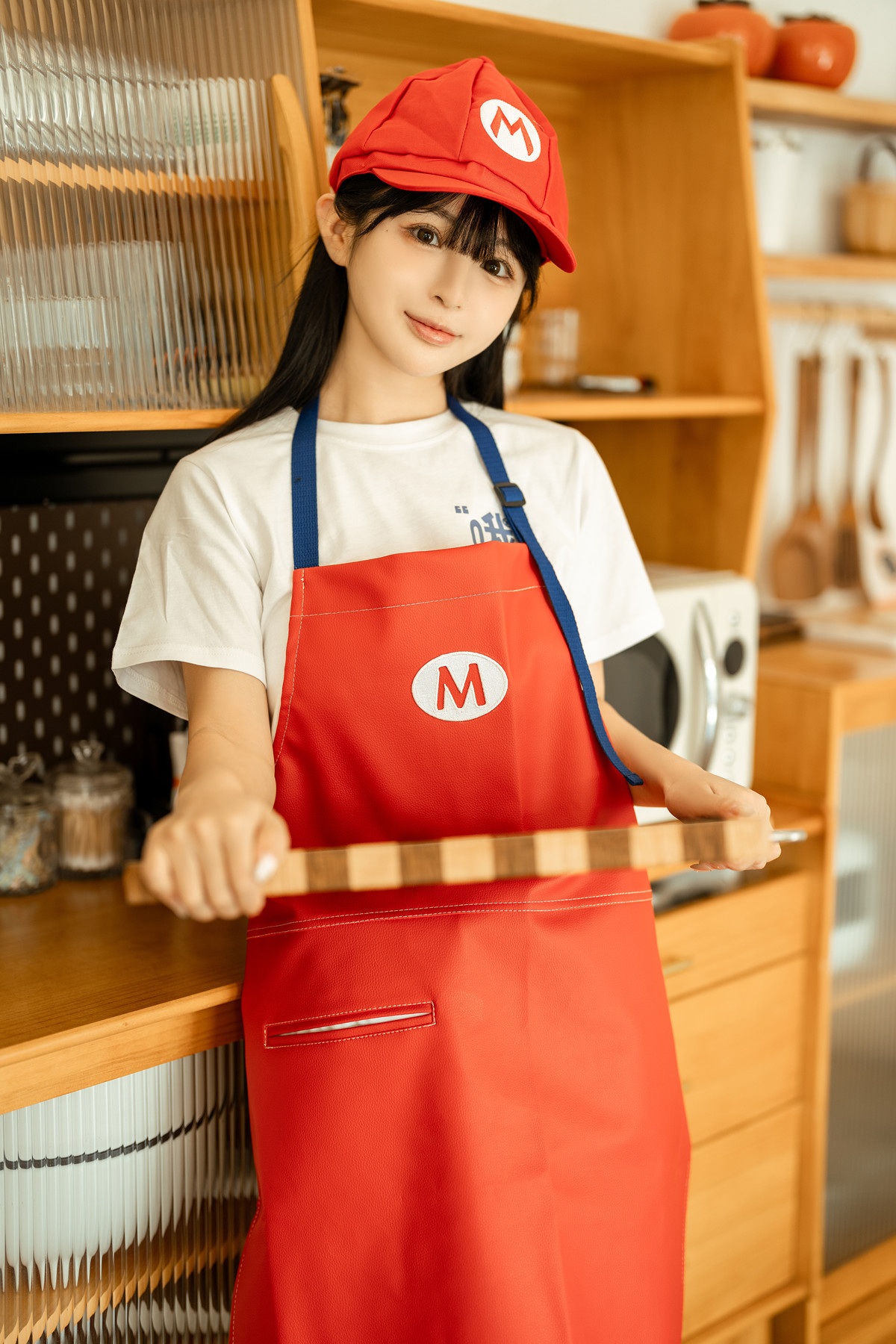 Cosplay 桜井宁宁 马里奥围裙 Mario Apron