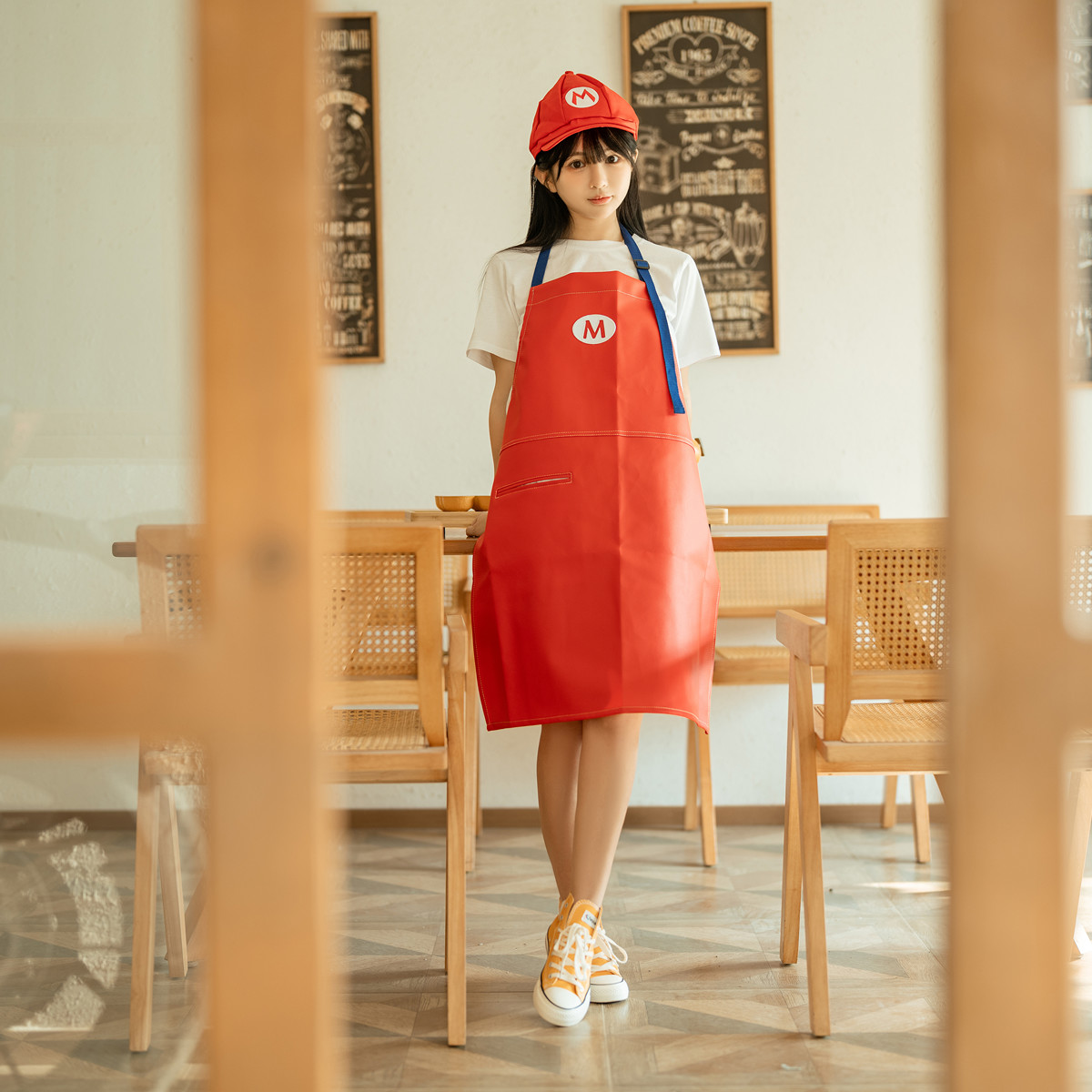 Cosplay 桜井宁宁 马里奥围裙 Mario Apron