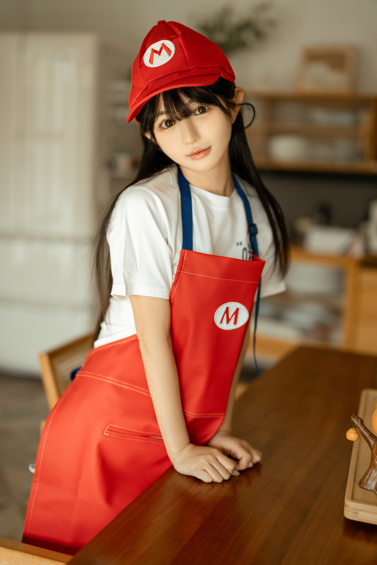 Cosplay 桜井宁宁 马里奥围裙 Mario Apron