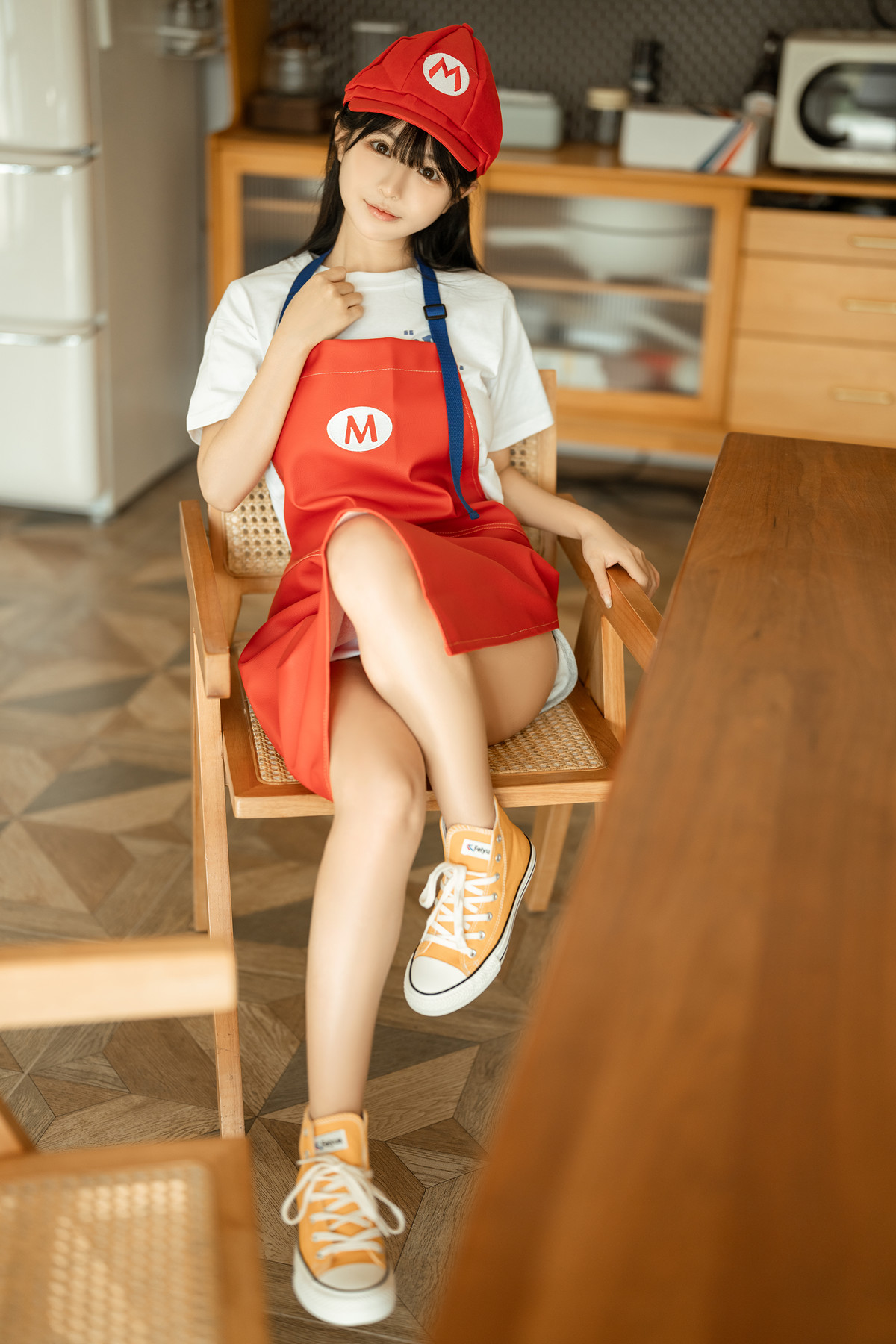 Cosplay 桜井宁宁 马里奥围裙 Mario Apron