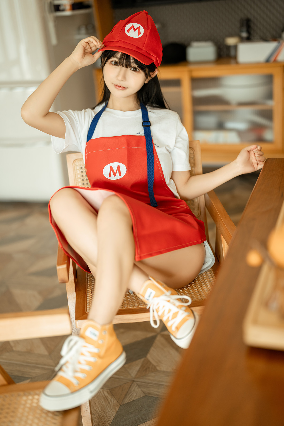 Cosplay 桜井宁宁 马里奥围裙 Mario Apron