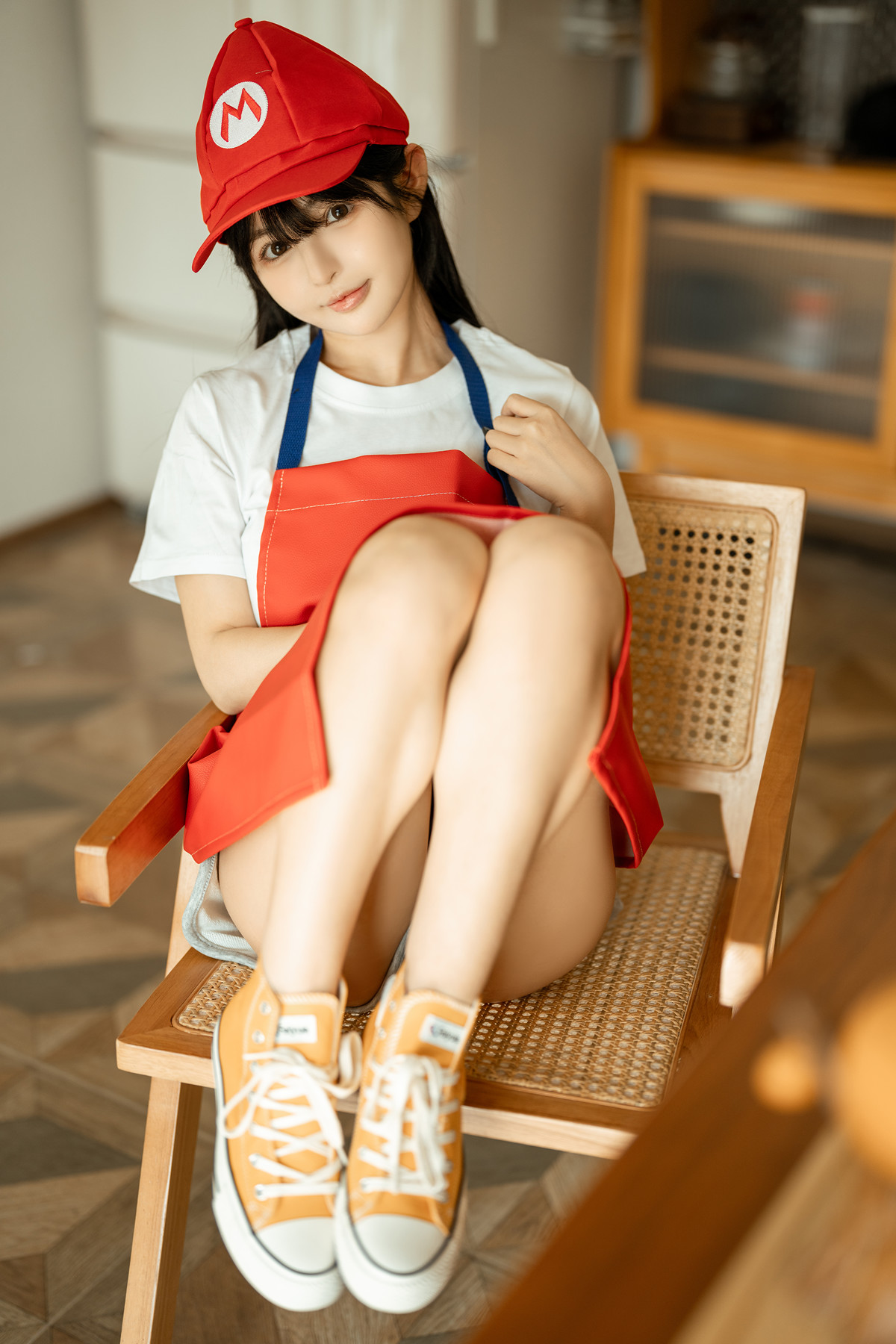 Cosplay 桜井宁宁 马里奥围裙 Mario Apron