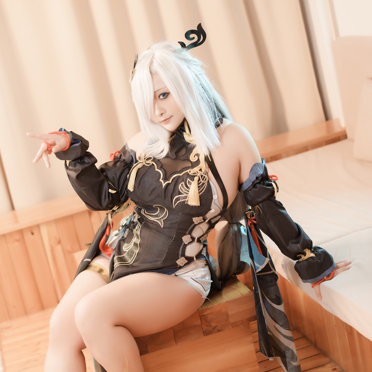 Cosplay 洛璃LoLiSAMA 申鹤 Shenhe