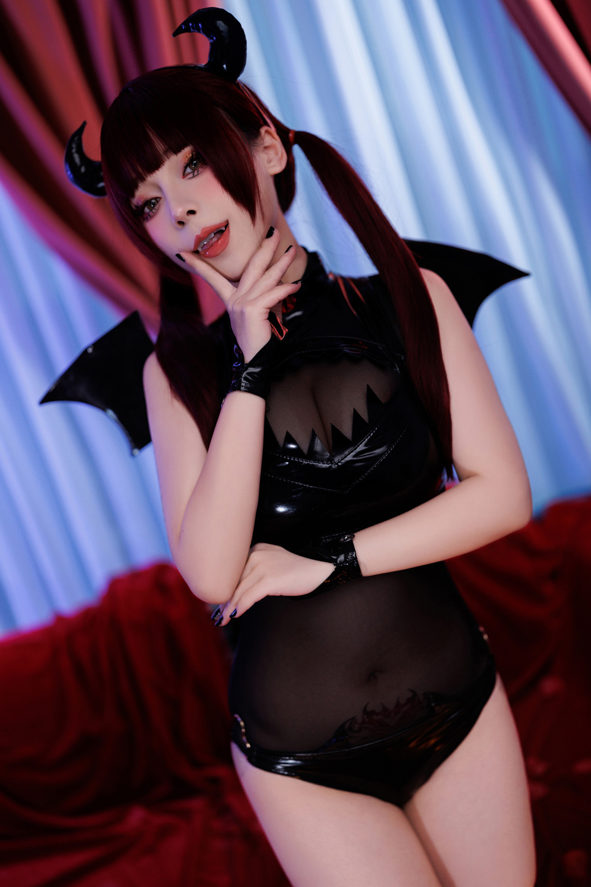 Cosplay 胡桃猫Kurumineko 魅魔 Succubus