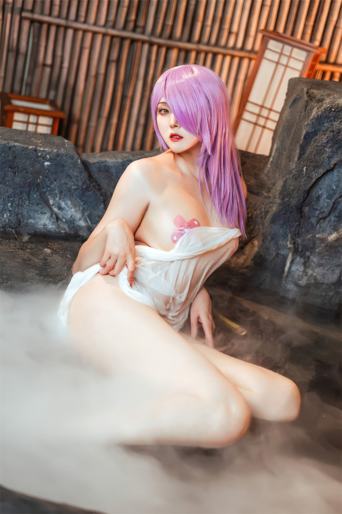 Cosplay Natsuko夏夏子 碧蓝航线 的里雅斯特温泉夜