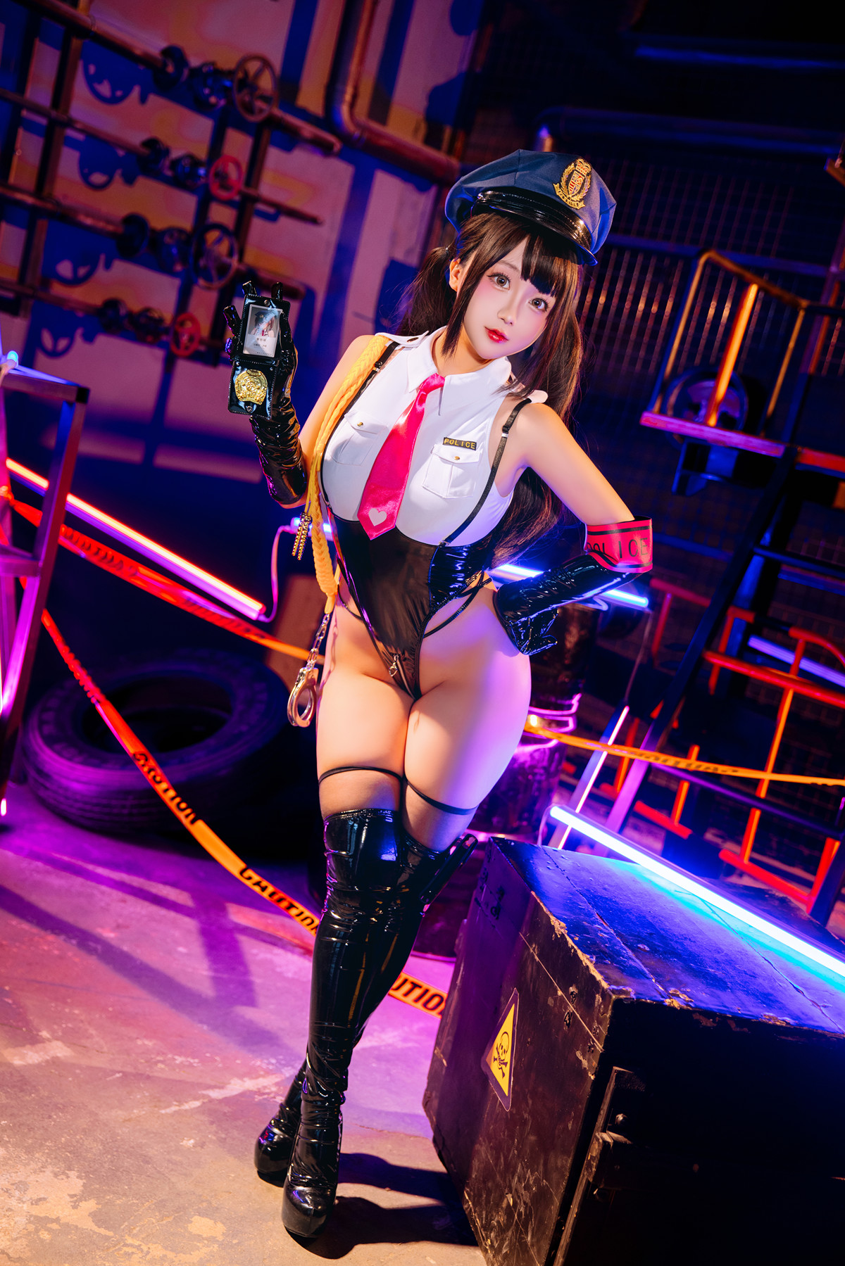 Cosplay Rinaijiao日奈娇 实习女警 Set.01