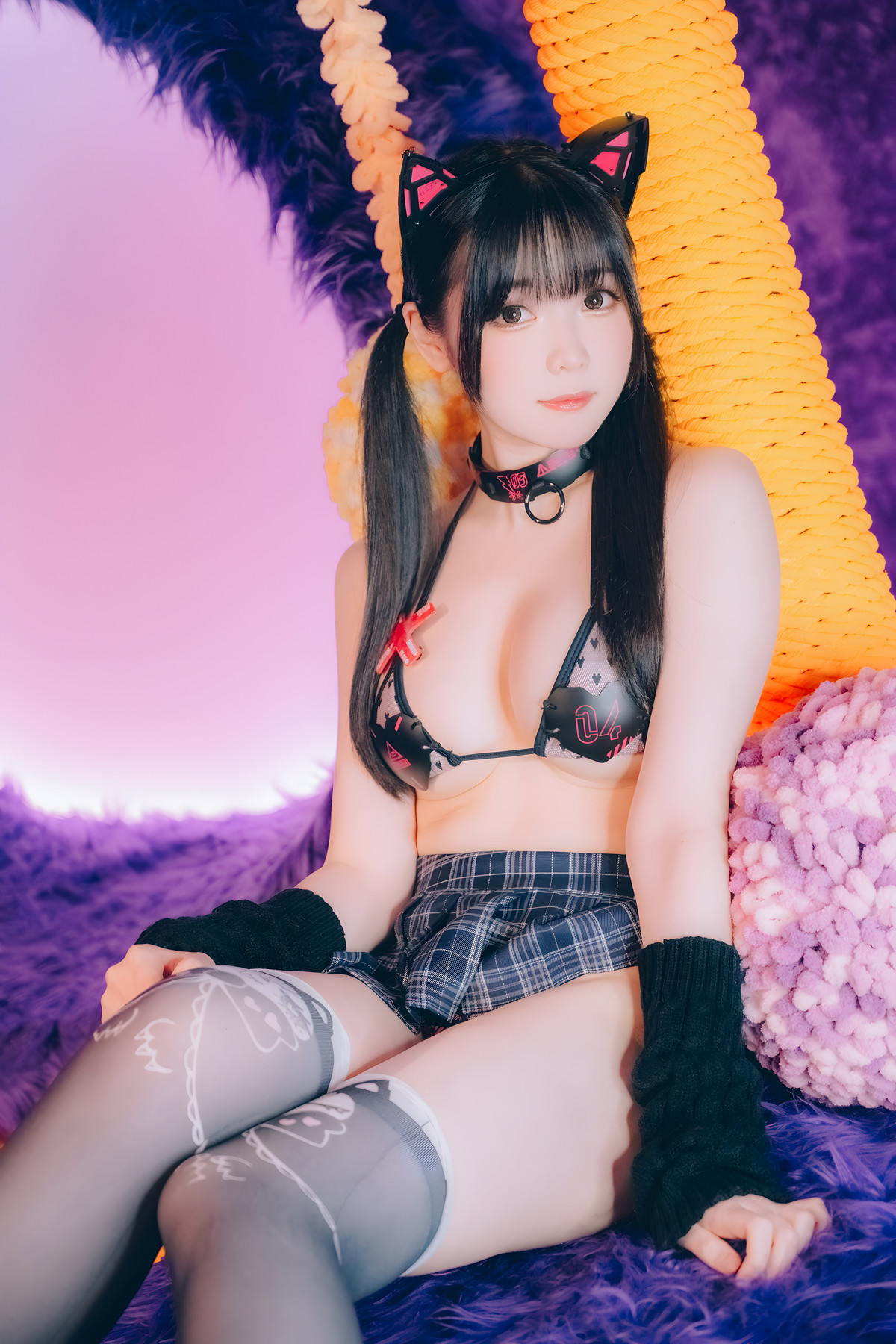 Cosplay 霜月shimo Cyber Shimo サイバー シモ Set.01