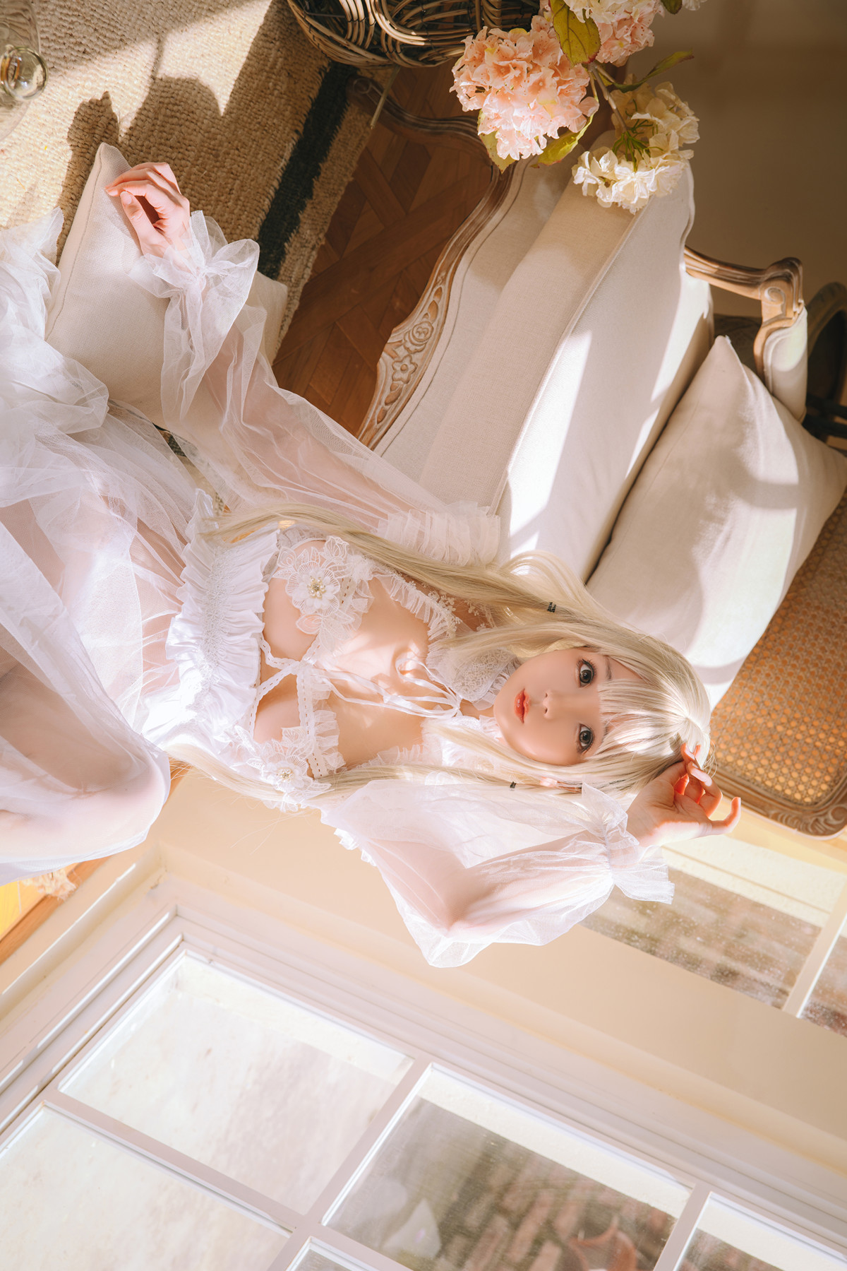 Cosplay Rinaijiao日奈娇 白纱衣 Set.01