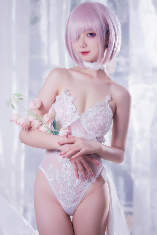 Cosplay 封疆疆v 婚纱玛修