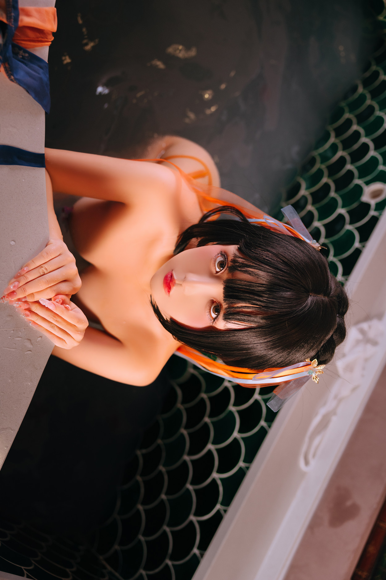 Cosplay Rinaijiao日奈娇 鸳鸯浴 Set.02